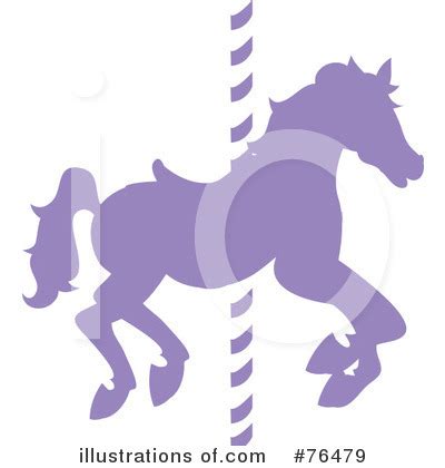 Carousel Horse Clipart #76482 - Illustration by Pams Clipart