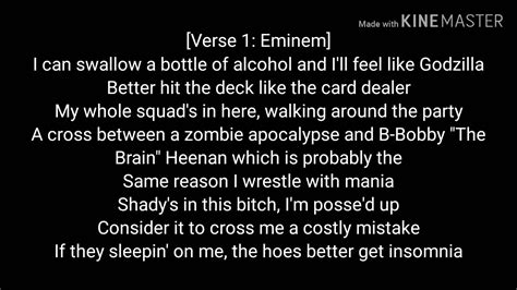 Eminem Godzilla Feat Juice Wrld Lyrics Youtube