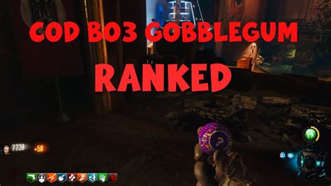 COD BO3 GobbleGums Ranked YouTube