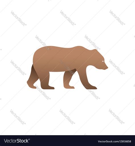 Brown bear Royalty Free Vector Image - VectorStock