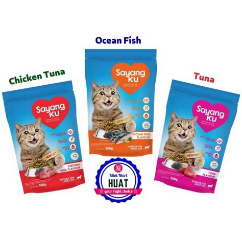 Sayangku Cat Food Ocean Fish Chicken Tuna Tuna Flavour Makanan