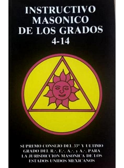 Instructivo Masónico de los Grados 4 14 Herbasa Librerías