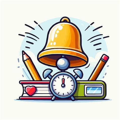 school bell ringing animation