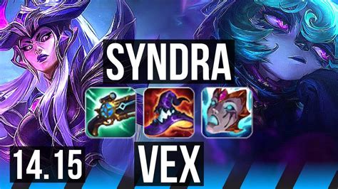 SYNDRA Vs VEX MID 69 Winrate 45k DMG 14 4 7 Dominating EUW