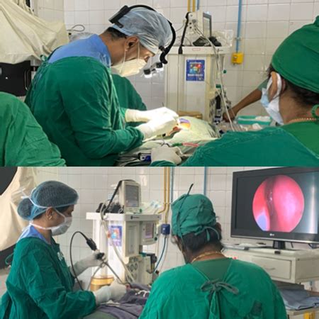 ENT SURGEONS IN OT Kempegowda Institute Of Medical Sciences