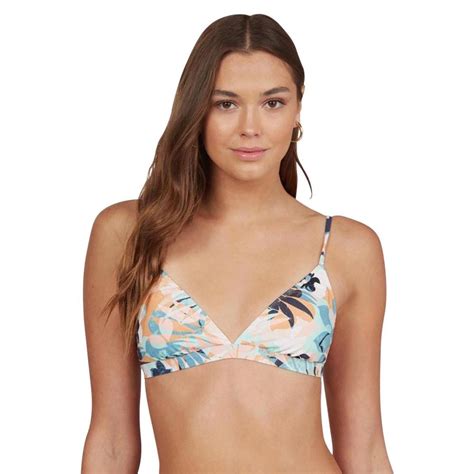 Roxy Printed Beach Classics Triangle Bikini Top Women S Swimwear