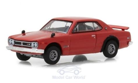 Modellino In Miniatura Nissan Skyline Greenlight Gt R Rosso