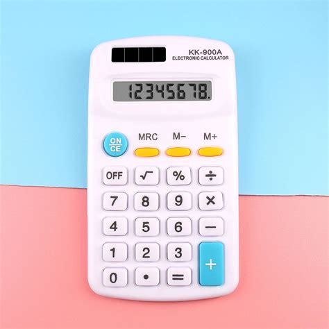Nkmbld Standard Calculator Mini Digital Desktop Calculator With 8-Digit