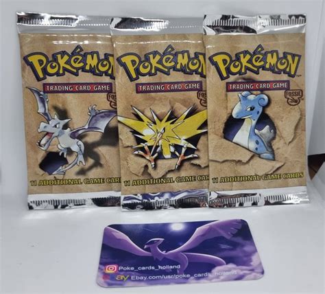 Wizards Of The Coast Booster Pack Pokemon Grams Fossil