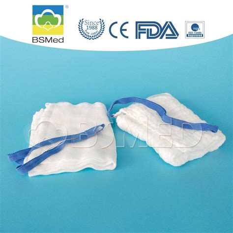 100 Cotton Hospital Surgical Medical Gauze Lap Sponge With Fda Ce Iso