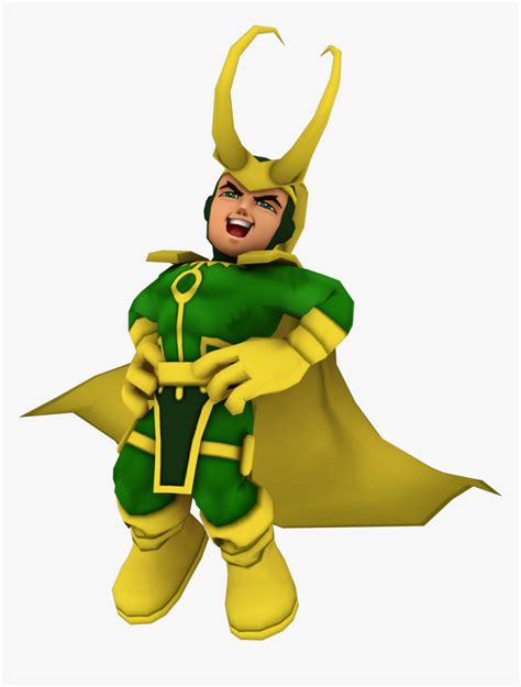 Marvel Database - Marvel Super Hero Squad Loki, HD Png Download - kindpng