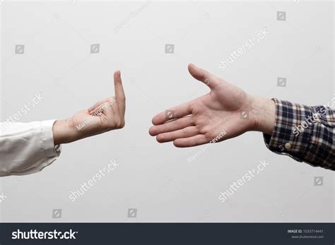 Womans Hand Showing Fuck Gesture Refuses Stock Photo 1033714441 Shutterstock