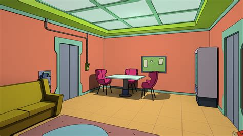 Futurama Interior Futurama Scifi Interior Cute House