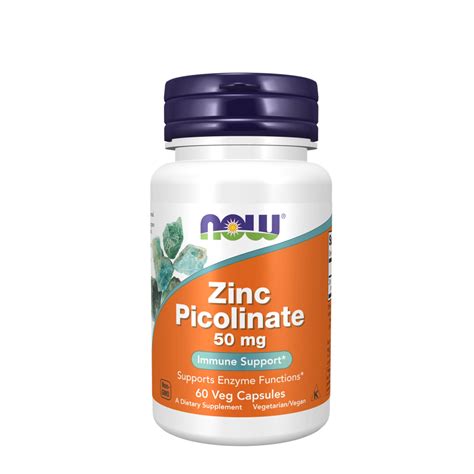 Now Zinc Picolinate Mg Veg Capsules Count Felicity Community