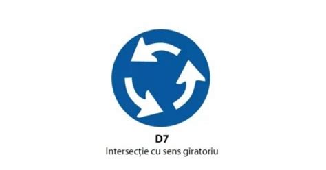 Intersecţie Cu Sens Giratoriu Indicator Rutier