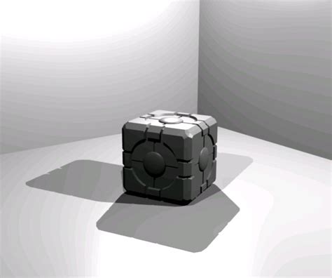 WIP Aperture Science Weighted Companion Cube Works In Progress