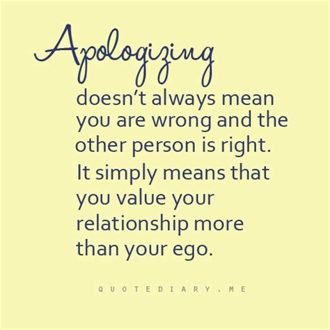 Apologizing Doesn T Always Mean You Are Wrong Quotable Quotes