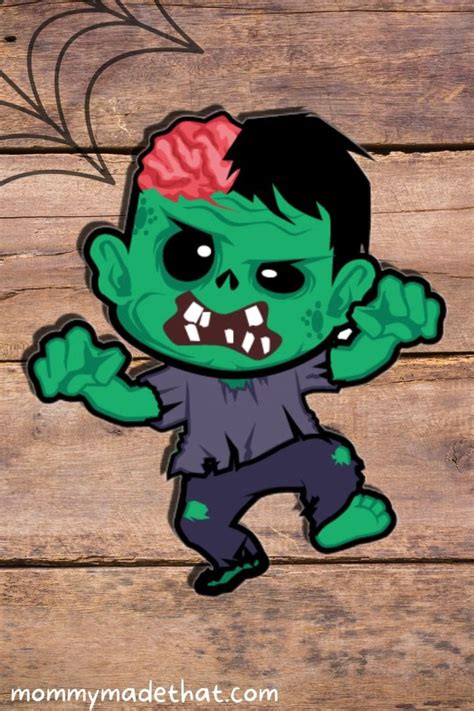 Printable Zombie Craft Build A Zombie Template