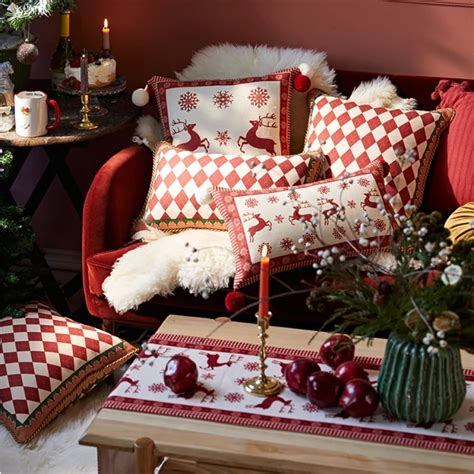 Christmas Decor Throw Pillow Covers - For Light Sleepers