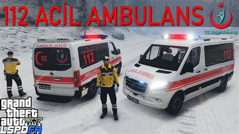 GTA 5 112 ACİL AMBULANS MODU İLK YARDIM LSPDFR 12 YouTube