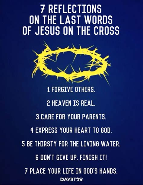 7 Reflections On The Last Words Of Jesus On The Cross [