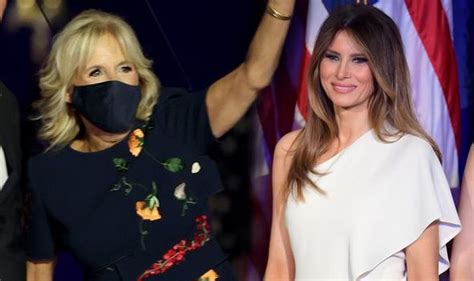 Jill Biden And Melania Trump First Lady Dresses Compared Uk