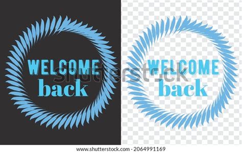 Welcome Back Illustration Template Banner Png Stock Vector (Royalty ...