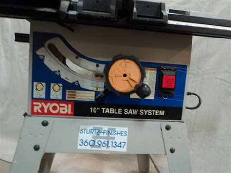 Ryobi Table Saw 10 Inch 15a 4800rpm Bt3100 Ebay