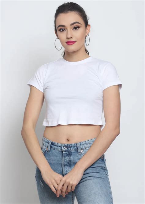 Crop Tops White Worthstyle