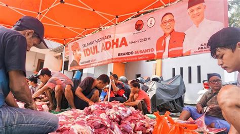 Tmp Bagikan Daging Kurban Ke Warga Dki Jakarta Brando Wujud Gotong