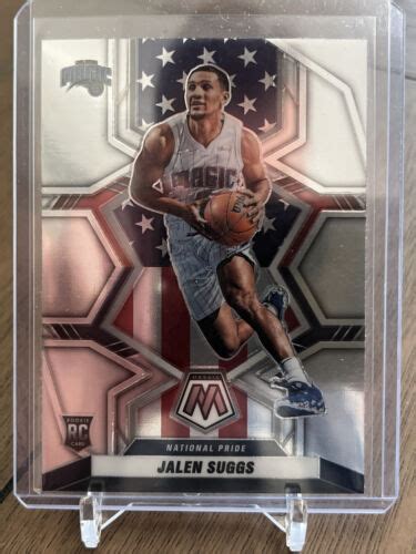 2021 22 PANINI MOSAIC JALEN SUGGS RC NATIONAL PRIDE ROOKIE 256 ORLANDO