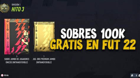 IMPORTANTE CONSIGUE SOBRES DE 100K GRATIS En FIFA 22 ULTIMATE TEAM