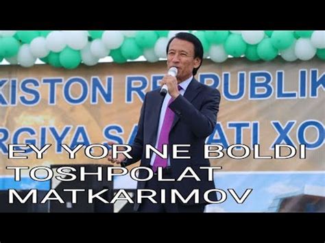 Toshpolat Matkarimov Ey Yor Ne Boldi Remix Youtube