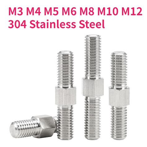 M3 M4 M5 M6 M8 M10 M12 304 Stainless Steel Outer Hexagon Teeth Bolt