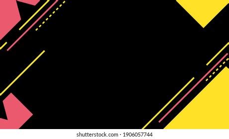 Colorful Twitch Design Banner Template Stock Vector (Royalty Free ...