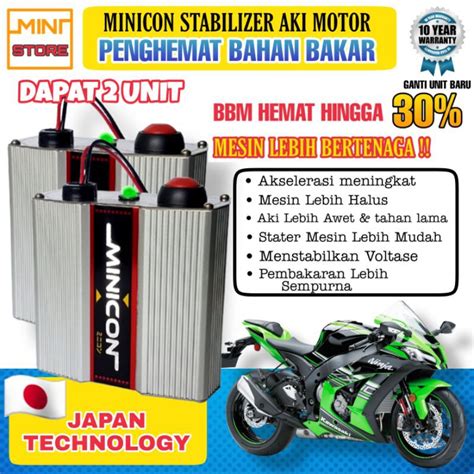 Jual VOLT STABILIZER AKI ACCU MINICON PENGHEMAT BAHAN BAKAR MOTOR IRIT