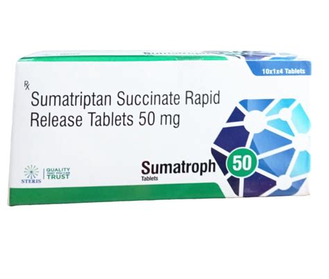 Sumatriptan Succinate Rapid Release Sumatrop Steris Healthcare Pvt Ltd