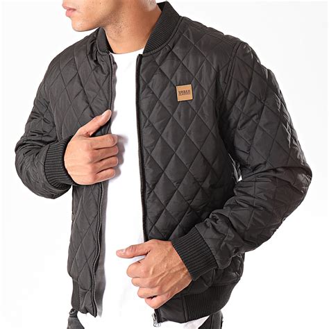 Urban Classics Veste Zippée TB862 Noir LaBoutiqueOfficielle