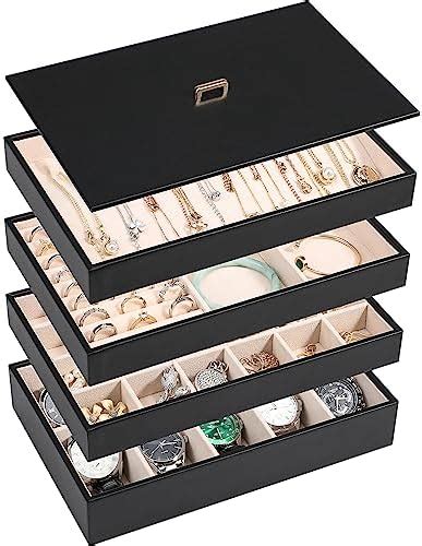 Amazon Glenor Co Extra Large Jewelry Box Organizer Slot