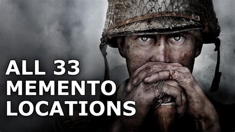 Call Of Duty Ww All Memento Locations Cod Ww Mementos Guide Youtube