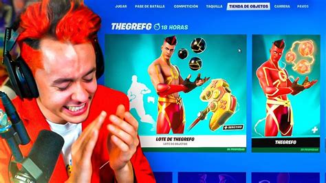 Me Emociono Con Mi Skin De Fortnite Thegrefg Youtube