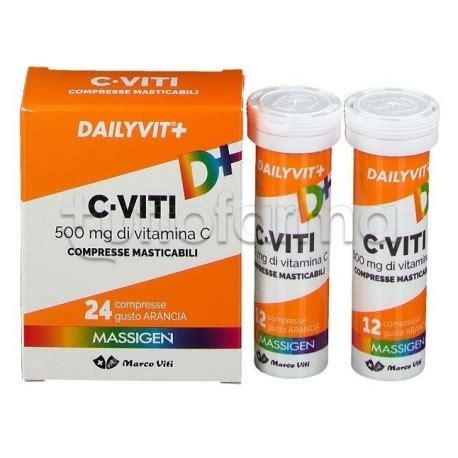 Marco Viti Massigen Dailyvit C Integratore Vitamina C Compresse