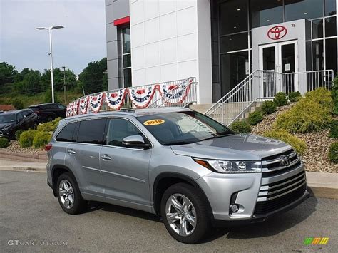 Celestial Silver Metallic Toyota Highlander Limited Awd