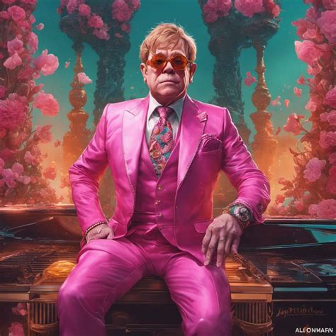 Elton John Ai Generated Artwork Nightcafe Creator