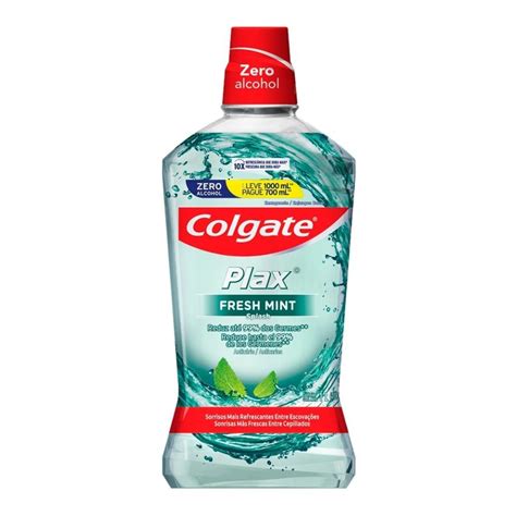 Enjuague Bucal Colgate Plax Fresh Mint Zero Alcohol 1 L Walmart