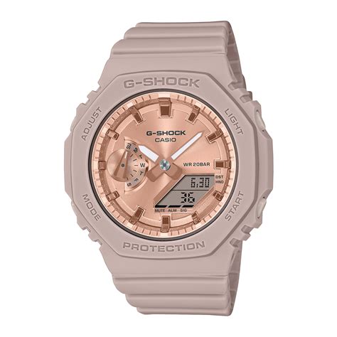 Reloj G Shock Gma S Md A Carbono Resina Mujer Blanco Humo Btime