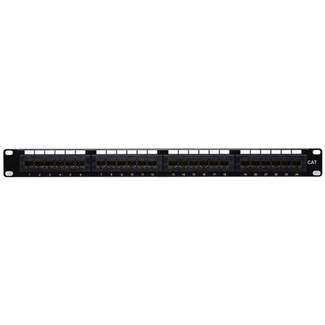 Compra X Case Panel De Parcheo Cat5e 24 Puertos RJ 45 Negro