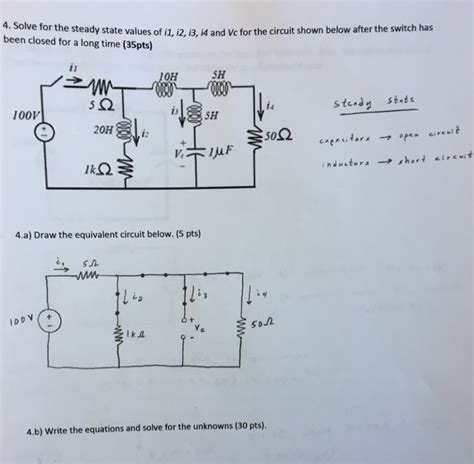 Solved Solve For The Steady State Values Of I1 I2 I3 And Chegg