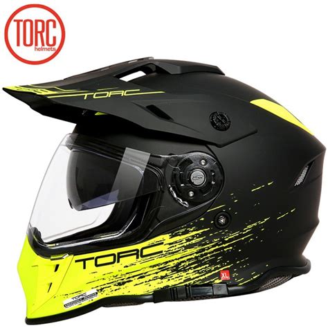 Hotsale Torc 1pcs Dot Carbon Fiber Modular Off Road Racing Moto Helmet Flip Up Abs Ece Dual