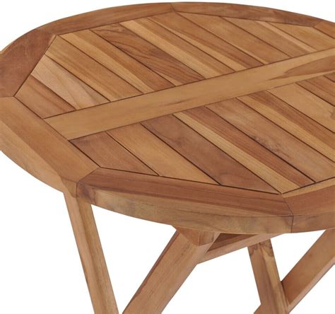 Vidaxl Klappbarer Gartentisch Cm Teak Massivholz Ab